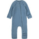 Mikk Line Merinó gyapjú baba overál Wool Baby Suit Blue Melange