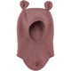 Mikk Line Gyapjú balaclava fülekkel Wool Fullface Burlwood