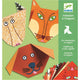 Djeco Origami kreatív készlet matricákkal Állatok