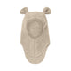 Huttelihut Gyermek gyapjú balaclava fülekkel Camel Melange
