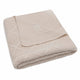 Jollein baba takaró Check Knit Oatmeal 100 x 75 cm