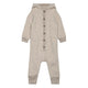 Mikk line baba overall merinó gyapjú kapucnival Melange Offwhite