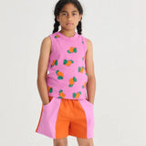 Bobo Choses Tank top lányoknak Tangerine all over