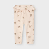 Lil' Atelier baba leggings Slim Ezüst bazsarózsa masni NBFGAVO