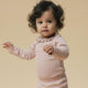 Lil' Atelier hosszú ujjú babás slim body Misty Rose NBFRACHEL