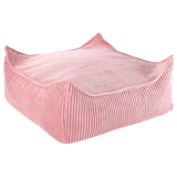 Wigiwama négyzet alakú baba puff oszmán rózsaszín mousse