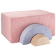 Wigiwama baba puff Playset Pink Mousse Rainbow játszószett