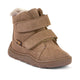 Froddo barefoot gyerek téli csizma Zeru Tex Furry Camel Brown