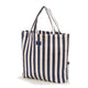 La Millou bevásárlótáska anyukáknak Shopper táska poliészterből STRIPES NAVY