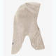 Huttelihut Gyermek pamut balaclava Rib w. Lin. Camel Melange