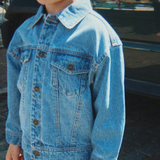 Konges Slojd Gyermek farmerdzseki Magot Denim Blu