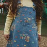 Konges Sløjd Nadrág Magot Frill Pants GOTS, Teddy Coeur