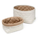 Cam Cam Copenhagen pelenkaszervező 2 darabos Classic Stripes Camel pelenkaszett