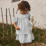 Lil' Atelier: Gyermek szoknya elegáns "Plein Air" díszítéssel NMFJIVA