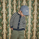 Konges Sløjd Gyerek kardigán Billi Knit Cardigan Blue Stripe